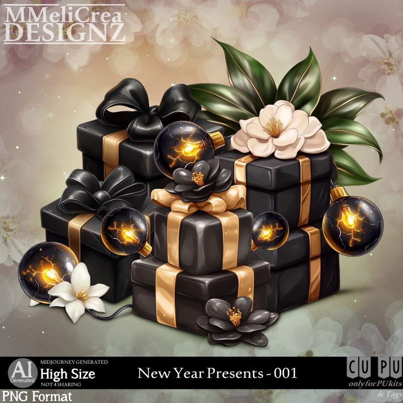 (image for) AI - New Year Presents - CU001 (CU4PU/PNG/PACK)